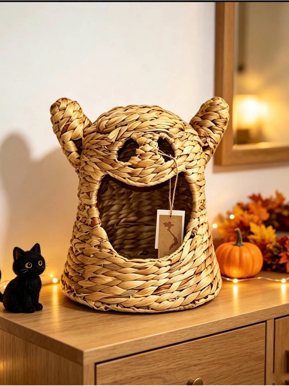 Woven Natural Straw Ghost